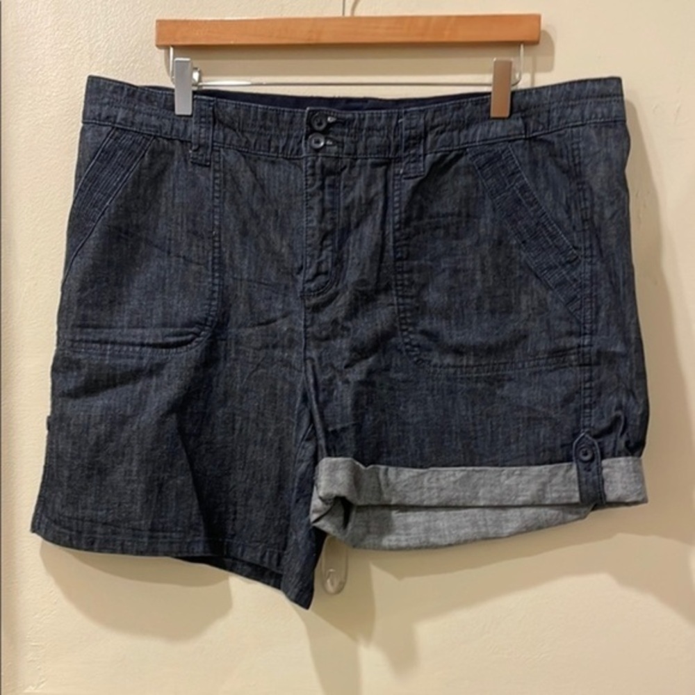 Women's Blue Denim Jean Shorts Size 18